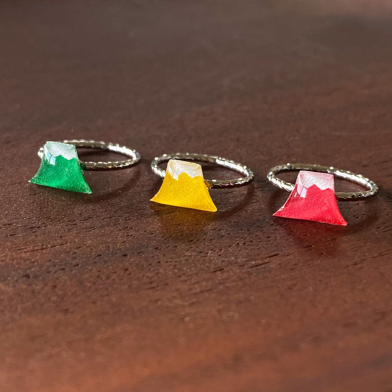 Mt. Fuji ring colorful ver. - แหวนทั่วไป - โลหะ หลากหลายสี