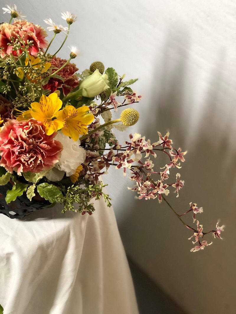 【Mother's Day】 Flower flower basket course - จัดดอกไม้/ต้นไม้ - พืช/ดอกไม้ 
