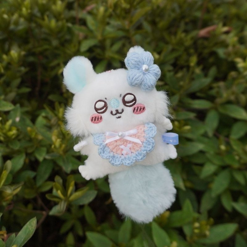 風鈴草-賞花領巾 娃衣 吉伊卡哇 ちいかわ Chiikawa 10cm - 玩偶/公仔 - 棉．麻 粉紅色