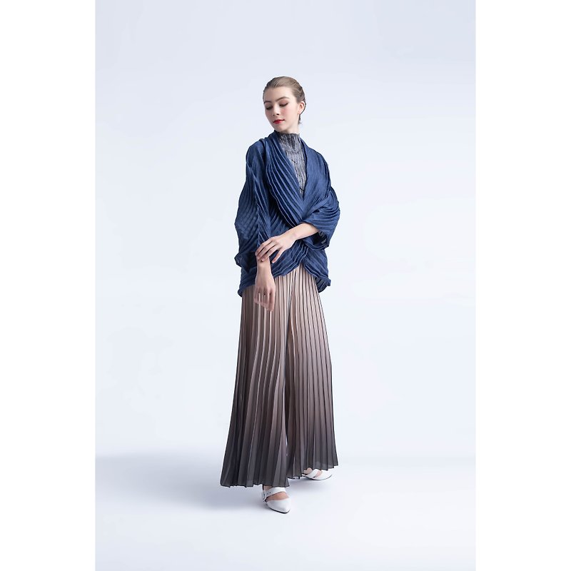 Elegant pleated design coat pleasing collection - Women's Casual & Functional Jackets - Polyester 