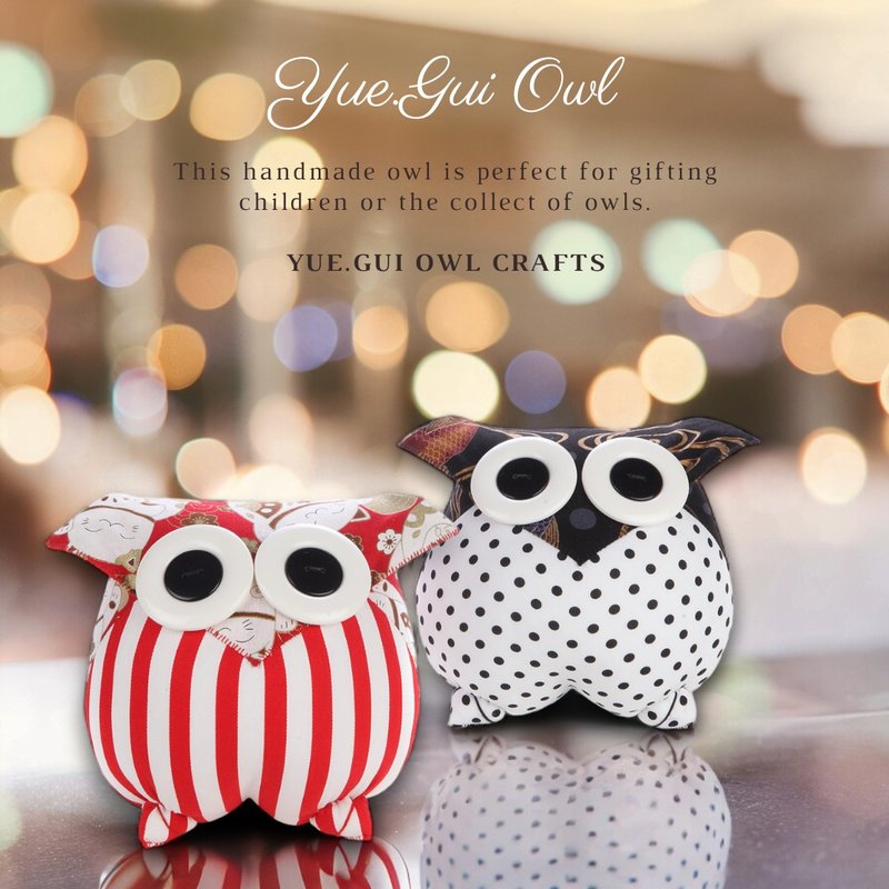 YueGui Dolls-Owl(2L) - Pillows & Cushions - Cotton & Hemp 