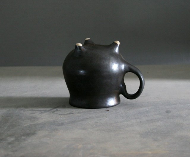 Witches Brew Black Ceramic Tea Pot