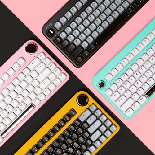 AZIO IZO 80% Bluetoothメカニカルキーボード - 赤軸 - 4色展開