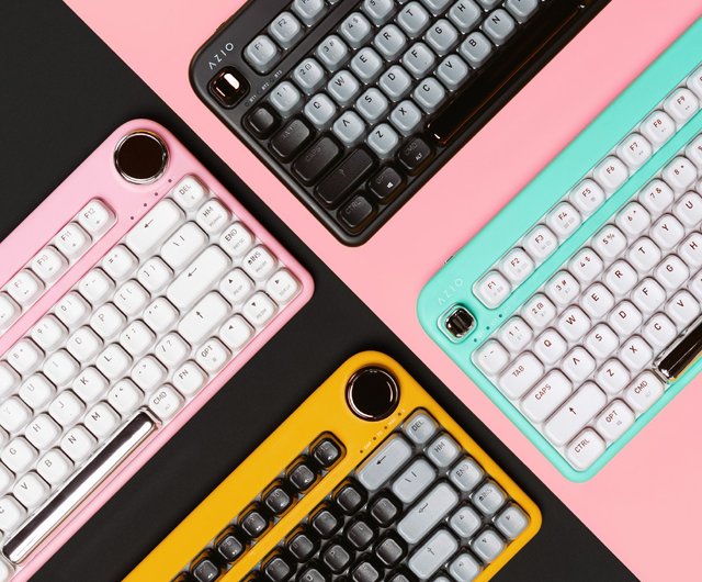 AZIO IZO 80% Bluetoothメカニカルキーボード - 赤軸 - 4色展開
