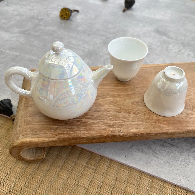 天使貝殼 梨型壺 (不含杯) - 茶具/茶杯 - 瓷 