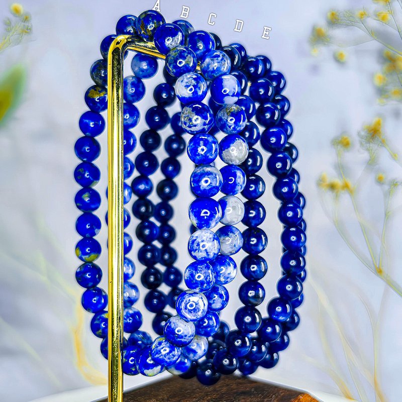 【藍色水晶】貓眼藍晶石/青花瓷青金石手鍊手串 - 手鍊/手環 - 水晶 藍色