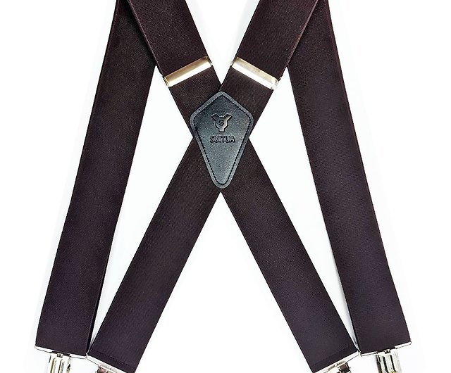 Black Brown Leather Suspenders, Heavy Duty Mens Suspenders, Personalized  Suspenders, Mens Leather Suspenders, Gift for Dad -  Canada