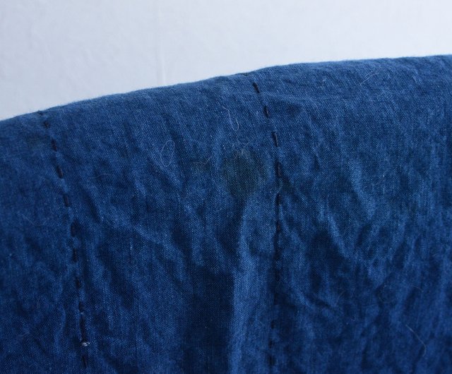 古布荒刺し子藍染木綿 無地 リメイク素材 ハンドメイド 生地ジャパンヴィンテージ 古布 荒刺し子 藍染 木綿 無地 リメイク素材 ハンドメイド 生地