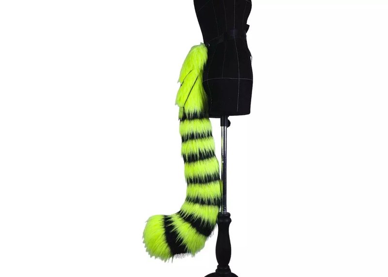 Acid Cheshire Cat Tail - 其他 - 其他人造纖維 綠色