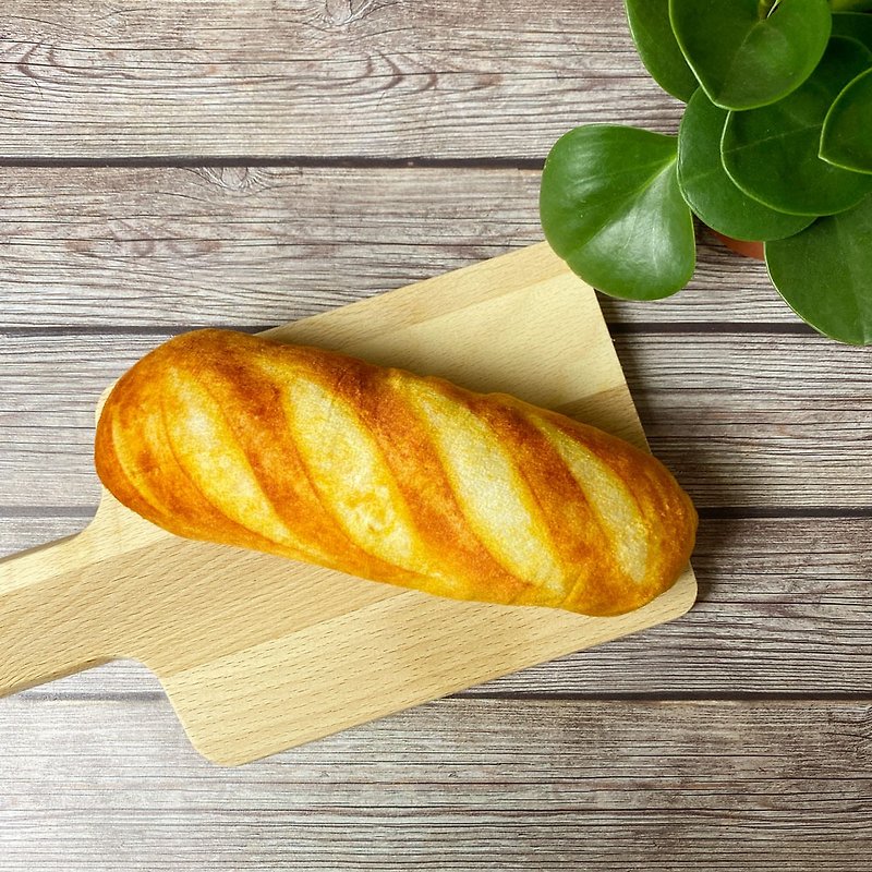 Fluffy simulation French bread pet toy - ของเล่นสัตว์ - เส้นใยสังเคราะห์ สีส้ม