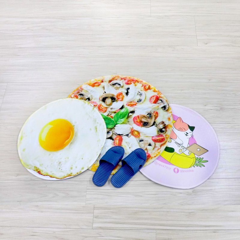 客製化 圓形 腳踏墊 防滑 地墊 訂做 室內外踏墊 公司團體禮贈品 - 地墊/地毯 - 其他材質 