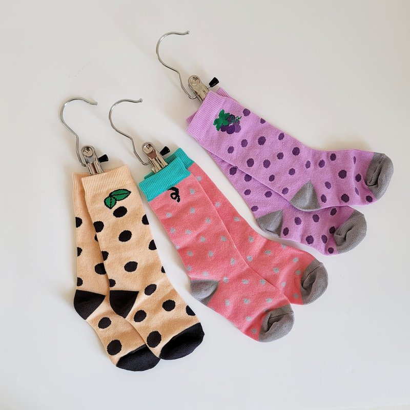 [Seasonal Sale] Children's Jacquard Fruit Socks and Long Socks - ถุงเท้าเด็ก - ผ้าฝ้าย/ผ้าลินิน หลากหลายสี