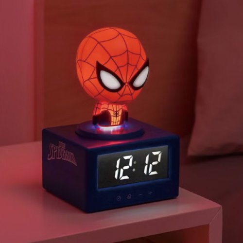 遊戲家 Gameshop Marvel 漫威 蜘蛛人3D造型三合一鬧鐘夜燈