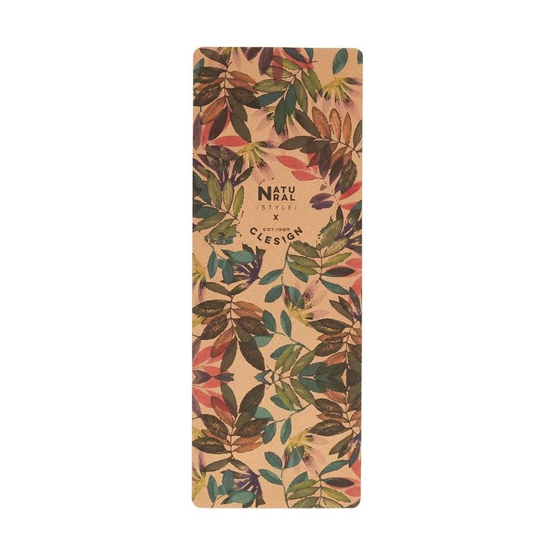 【Clesign】Eco Cork Mat Cork Yoga Mat 5mm - Nature's Jungle - Yoga Mats - Other Materials Multicolor