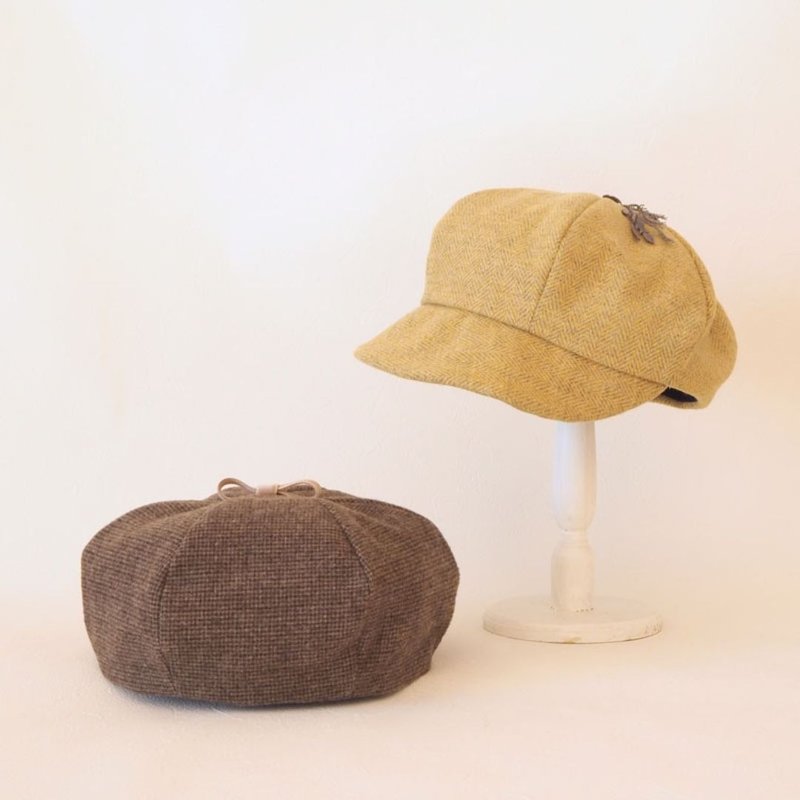 【帽子型紙&英語レシピ】6枚ハギのベレーとキャスケット　2種類作れるお得な型紙　かわいい　初心者 - ハンドメイド講座・関連電子書籍 - その他の素材 