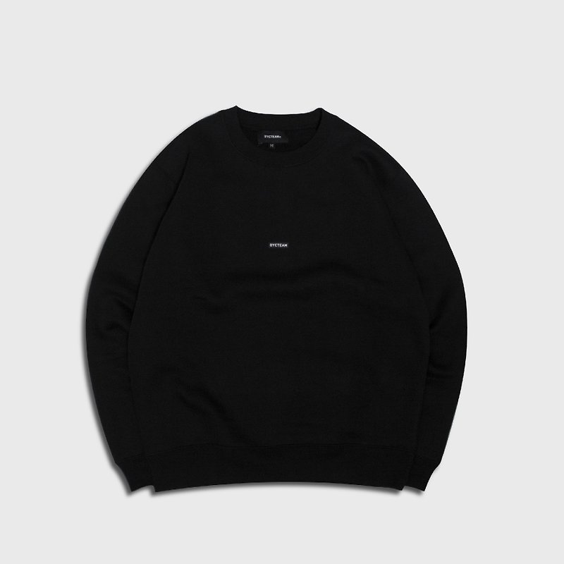 DYCTEAM-LOGO Heavyweight Sweatshirt - เสื้อฮู้ด - ผ้าฝ้าย/ผ้าลินิน สีดำ