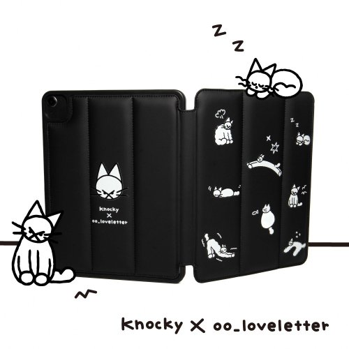 Knocky 原創 iPad 插畫家聯名 羽絨保護殼【貓貓在幹嘛?】