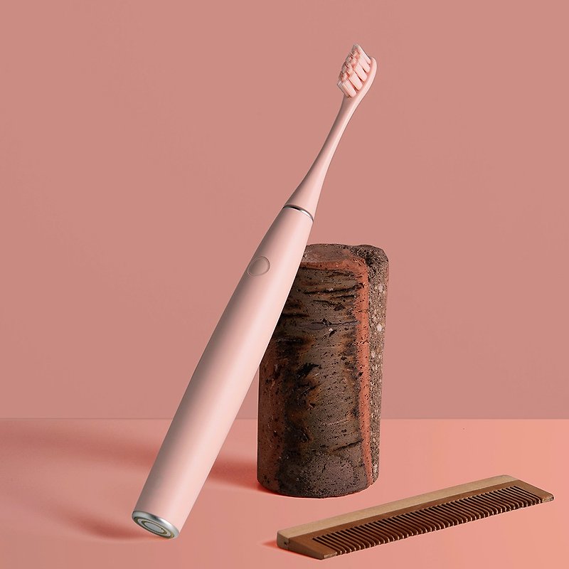 Oclean Ou Kelin Air lightweight APP smart sound wave sound wave electric toothbrush 藕 powder - อื่นๆ - วัสดุกันนำ้ สึชมพู