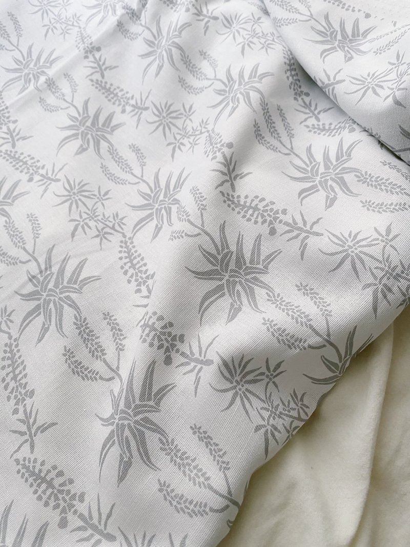 Gray brand cotton Linen cloth 30x140cm - เย็บปัก/ถักทอ/ใยขนแกะ - ผ้าฝ้าย/ผ้าลินิน สีเทา