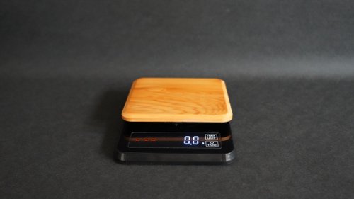 威力康創意 臺灣檜木 咖啡香木頭香可計時的電子秤 多種材質