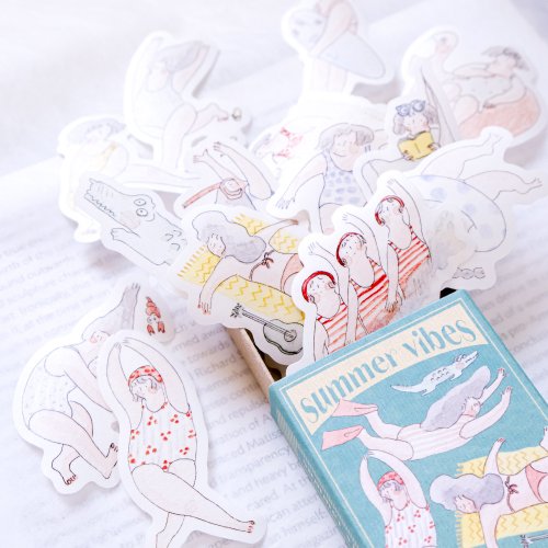 Sticker Flakes - Passers-by - Matchbox  Kawaii Planner Stickers Die Cut -  Shop dodolulu Stickers - Pinkoi