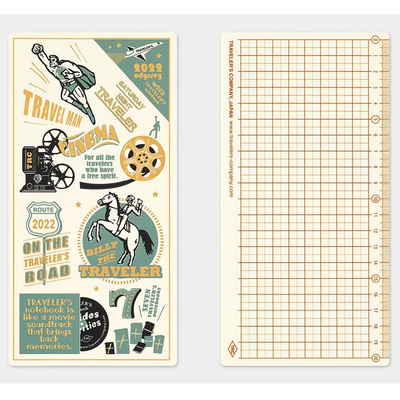 【限定】Traveler's Notebook 2022 小墊板 - 其他 - 塑膠 多色