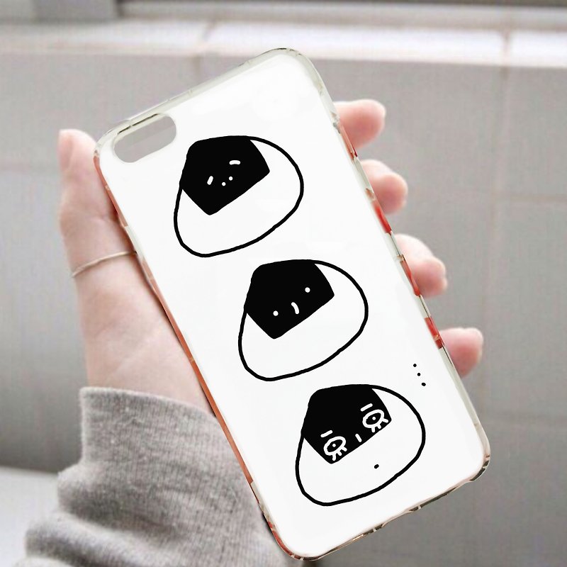 Rice ball expression / phone case - Phone Cases - Plastic 