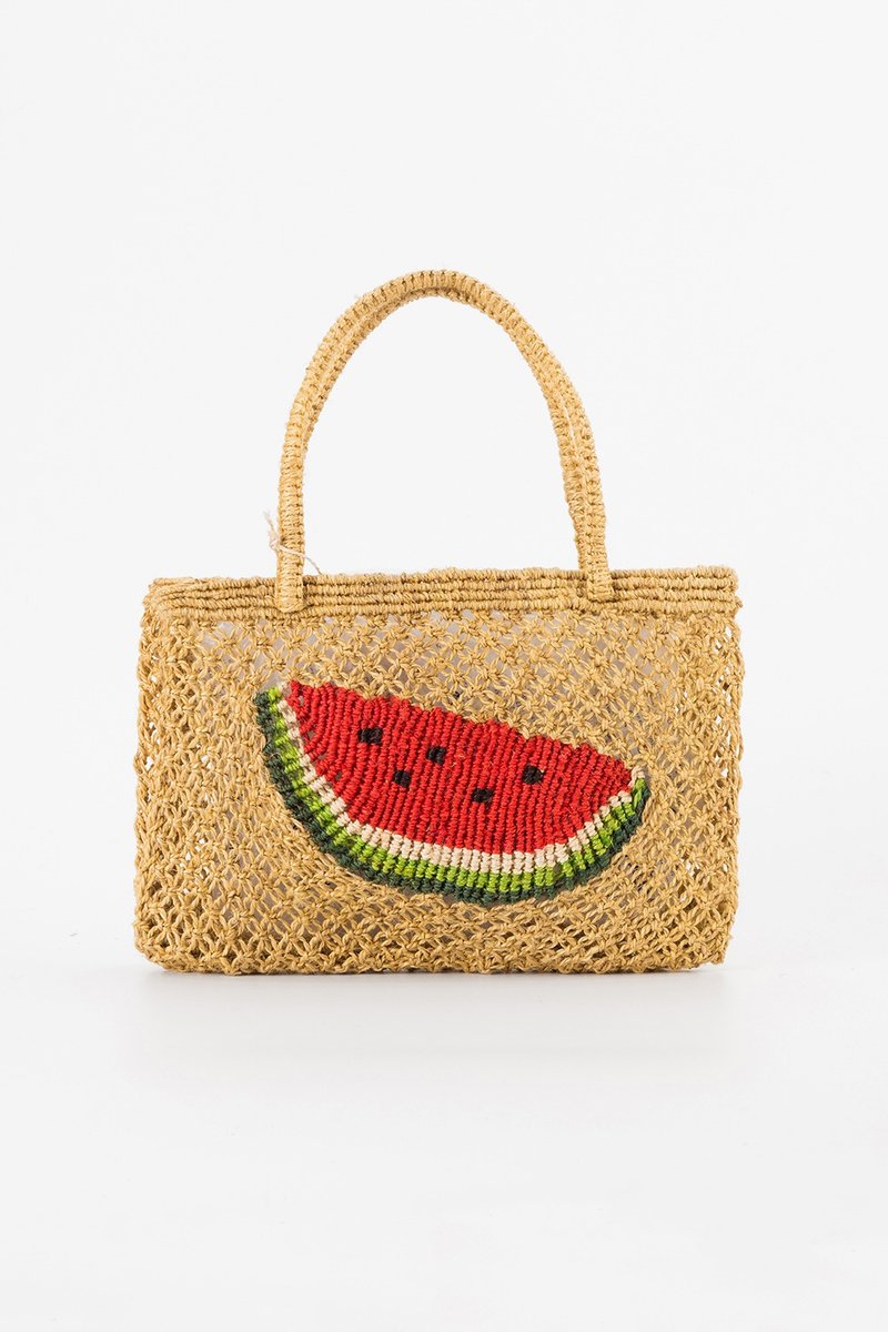 The Jacksons Watermelon-Tracy-Mustard-Mini - Handbags & Totes - Cotton & Hemp Multicolor