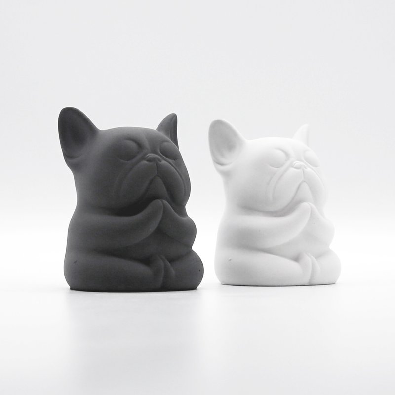 French BULLDOG Aroma Stone I French BULLDOG Aroma Stone I Fragrance I with essential oil - - น้ำหอม - ปูน สีเทา