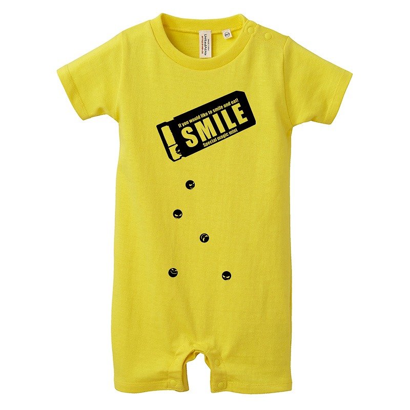 [Rompers] SMILE - Other - Cotton & Hemp White