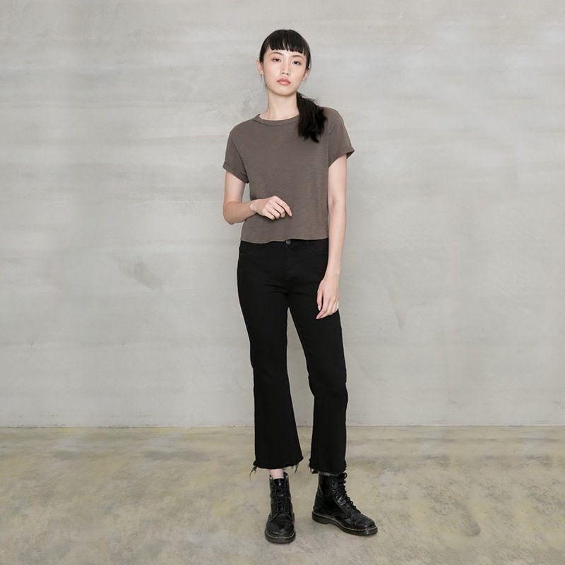 渾然自我靴型牛仔褲 Indie Soul Boot Cut Jeans P150 - 女長褲 - 棉．麻 多色
