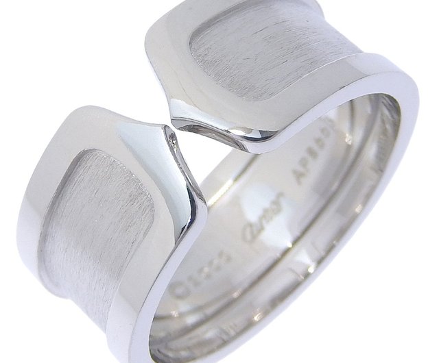 カルティエ　Cartier C2 K18WG リング 日本直送】カルティエ CARTIER C2 23.5号 リング・指輪 K18WG 約