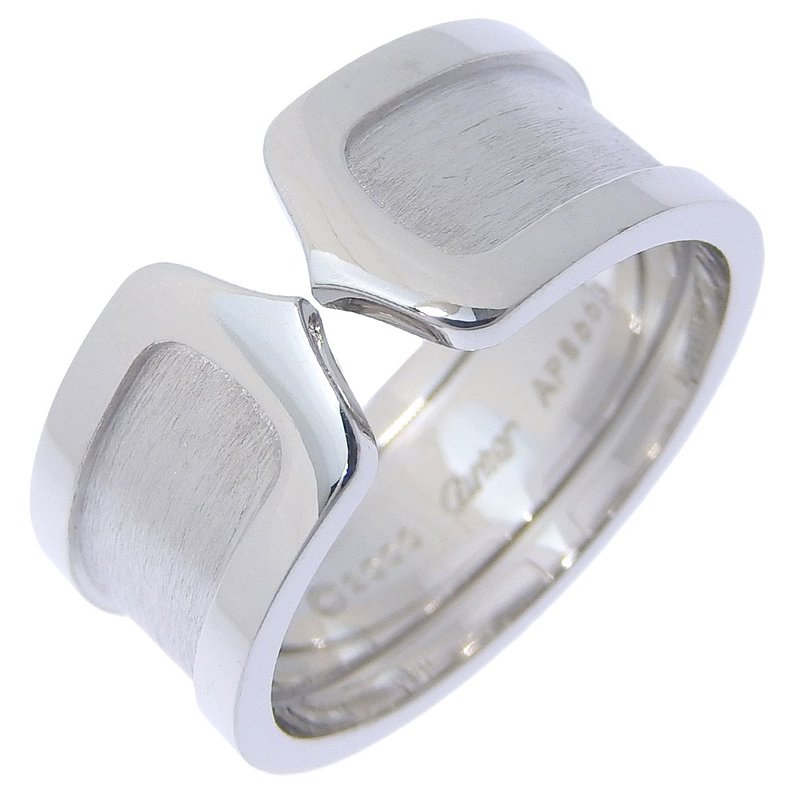 【日本直送】カルティエ CARTIER C2 23.5号 リング・指輪 K18WG 約13.8g メンズ【中古】 - 戒指 - 貴金屬 銀色