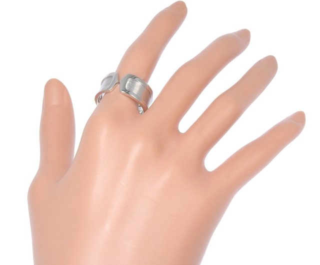 カルティエ　Cartier C2 K18WG リング 日本直送】カルティエ CARTIER C2 23.5号 リング・指輪 K18WG 約