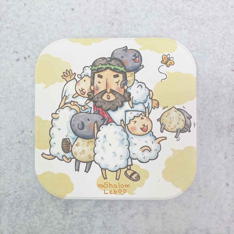 插畫吸水杯墊-孩子王 - 杯墊 - 陶 