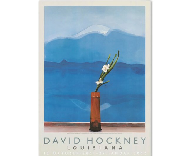 元投稿者】David Hockney: 富士山と花 - ショップ LIGHTO ポスター・絵 - Pinkoi