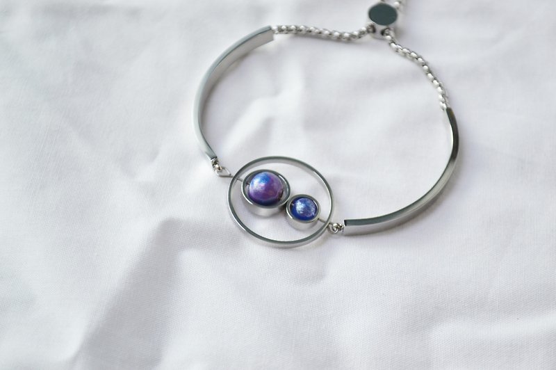 Time Turner bangle (Circle) - Bracelets - Stainless Steel Silver