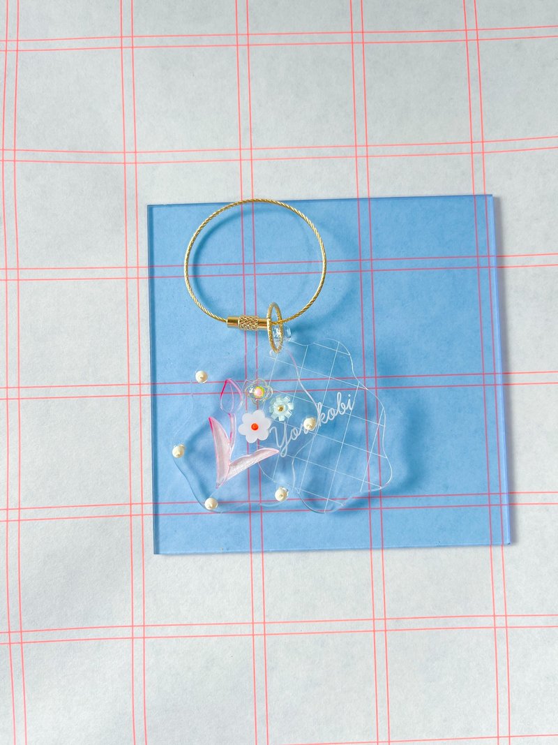 Keychain: hanakotoba | language of flowers - 鑰匙圈/鑰匙包 - 壓克力 