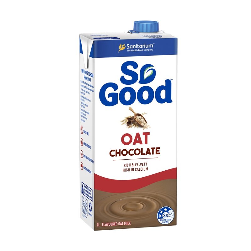 ACE Sanitarium So Good Oat Milk (Cocoa) 1 liter/bottle - Milk & Soy Milk - Other Materials 