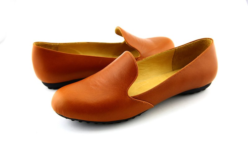 Low-heeled loafers - รองเท้าอ็อกฟอร์ดผู้หญิง - หนังแท้ 