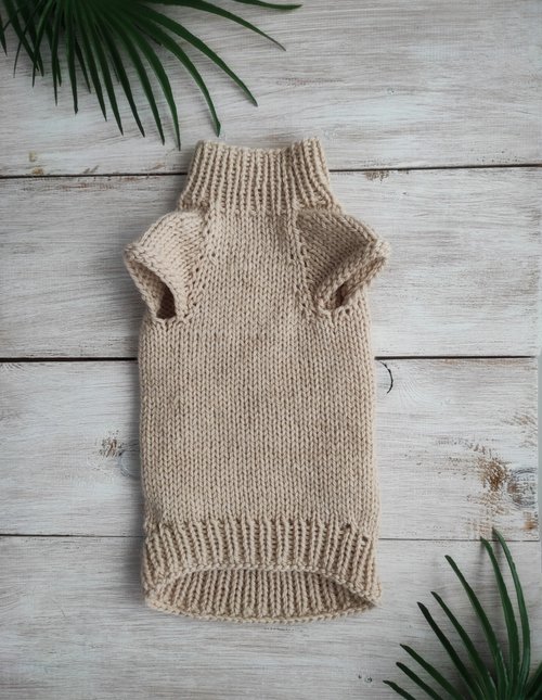 Cat sweater with cable Sphynx cat sweater Handknit pet sweater Cat clothes  - Shop StylishCatDesign Clothing & Accessories - Pinkoi