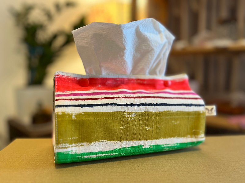 Ina's Tissue Cover - Tissue Boxes - Cotton & Hemp Multicolor