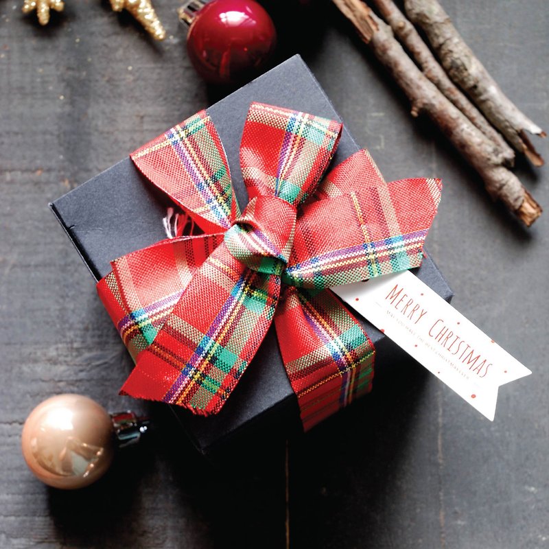聖誕節 交換禮物 手工果醬禮盒   聖誕禮物 (蘇格蘭紋-小) - 果醬/抹醬 - 玻璃 