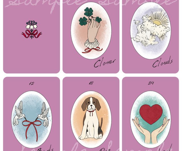 【日本語】ロマンスエンジェル&リボンルノルマン Amazon.co.jp: ルノルマンカード リボンルノルマン・ミニ 占い