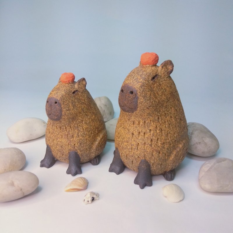 Mr. Capybara/Ceramics/Original - ของวางตกแต่ง - ดินเผา 