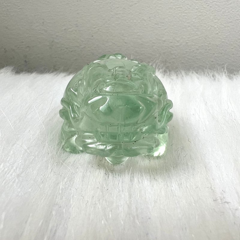 綠螢石龍龜 | 水晶 | 水晶龍龜 | 水晶擺件 - 擺飾/家飾品 - 水晶 綠色