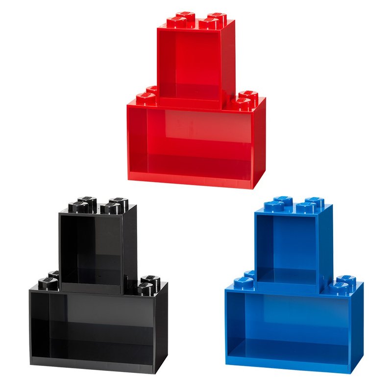 Room Copenhagen LEGO shelf two-piece set (various options available) as a graduation gift - กล่องเก็บของ - วัสดุอื่นๆ 