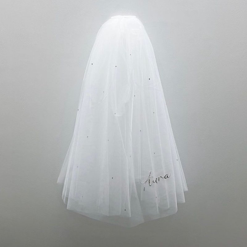 Classic Princess Veil : Wedding bridal veil - เครื่องประดับผม - งานปัก 