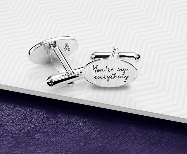  Monogrammed cufflinks Mens monogram cufflinks Sterling silver  cufflinks Gift for Groom Wedding Husband Birthday, Gift Message, Box,  Handmade : Handmade Products