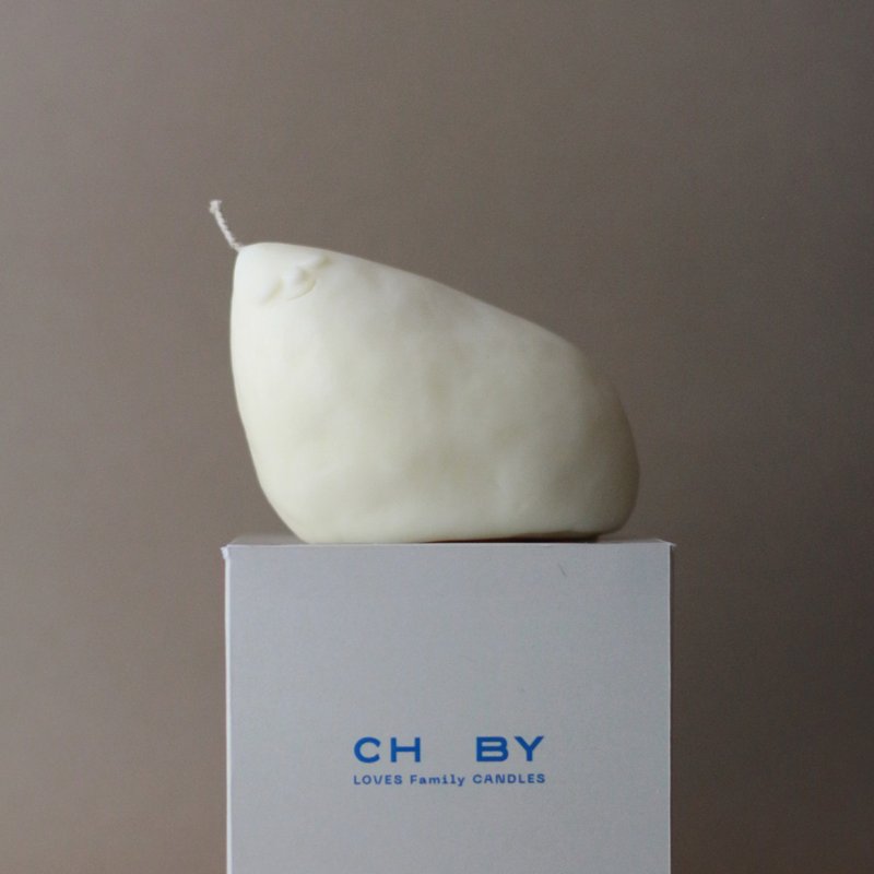 เทียนหอม 'Calm' Candle - เทียน/เชิงเทียน - วัสดุอื่นๆ ขาว